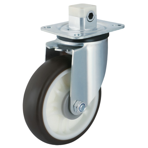 Swivel caster with central locking, TR72CB-4''/5''/6'', Trolley and ...