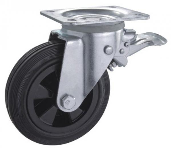 Dustbin rubber casters