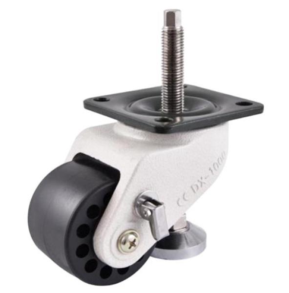 Heavy duty leveling casters