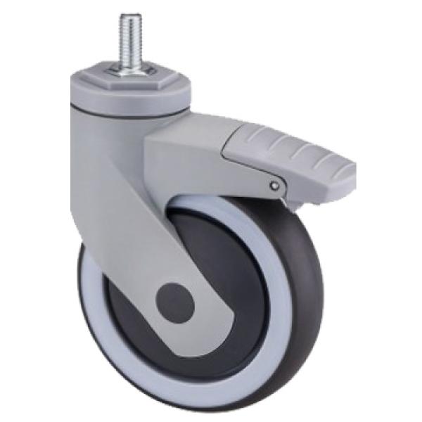 Hospital bed casters