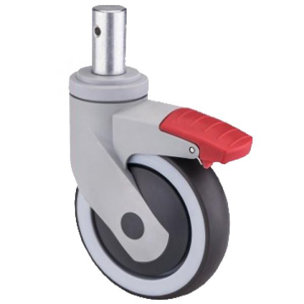 Medical bed casters