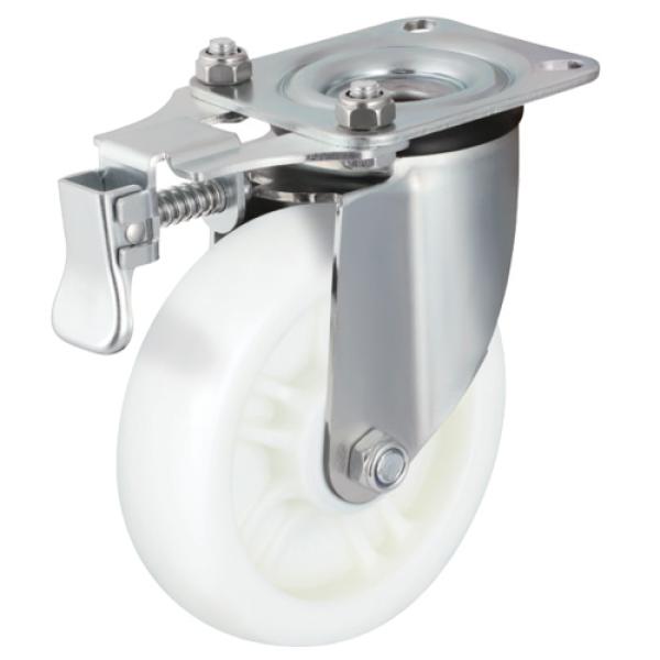 Swivel caster with directional lock