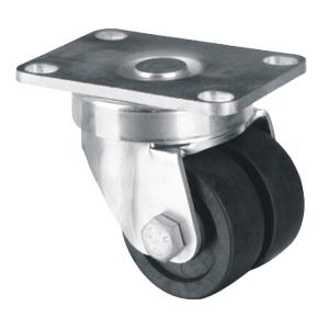 2 Inch Dual Wheels Low Profile Caster