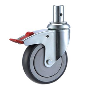 Casters for hospital bed