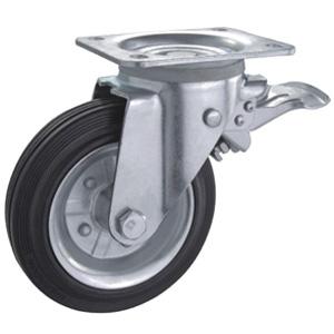 Garbage bin caster wheels