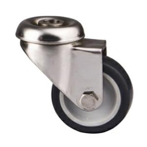 Hollow king pin stainless steel casters