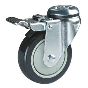 Hollow king pin swivel castors