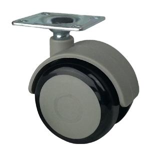 Hospital trolley caster wheels