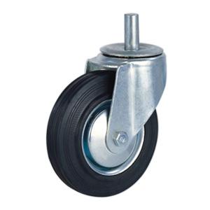 Industrial rubber caster wheels