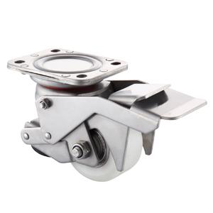 Leveling casters with foot pedal Leveling casters with foot pedal
