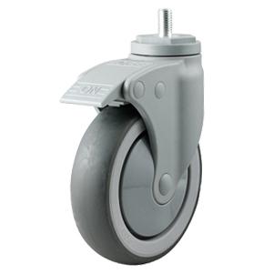 Medical equipment caster wheels