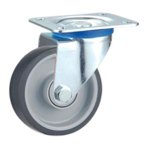 Non marking rubber casters