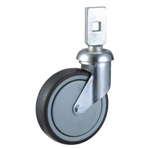 Shopping cart caster wheels