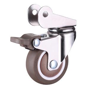 Side mount swivel casters