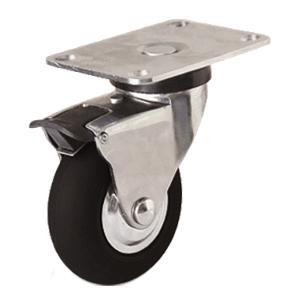 Soft Rubber Furniture Casters M29spb 2 3 Caster Wheels