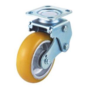 Spring loaded caster wheels