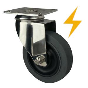 Stainless steel antistatic casters and wheels