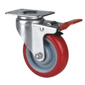 Swivel With Brake Caster Wheel