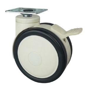 Swivel dual wheel casters