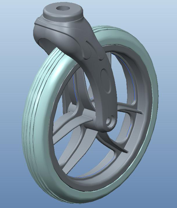 200mm wheelchair front casters wheels