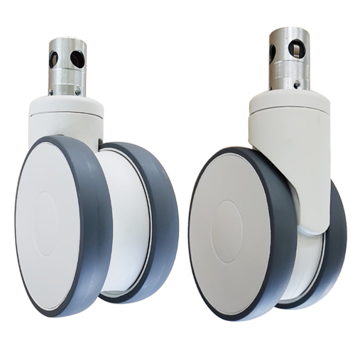 central locking casters